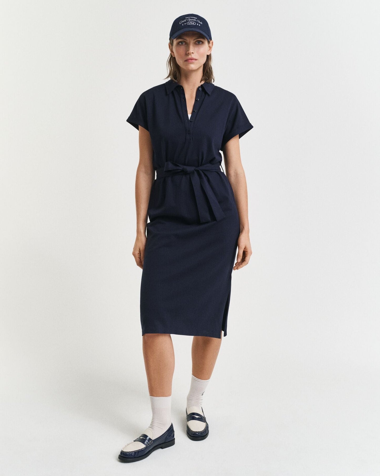 Short Sleeve Piqué Polo Dress