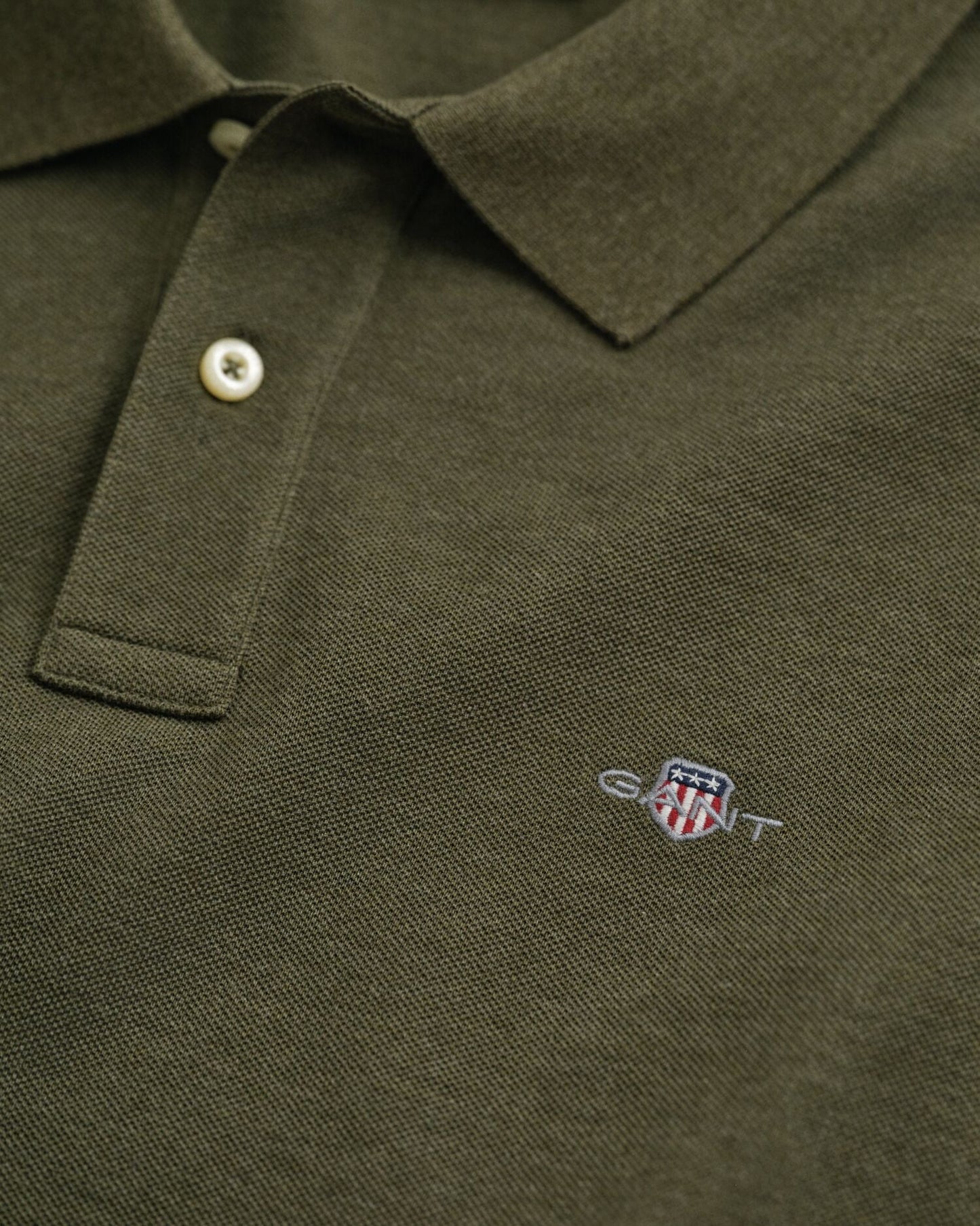 Regular Shield Short Sleeve Pique Polo
