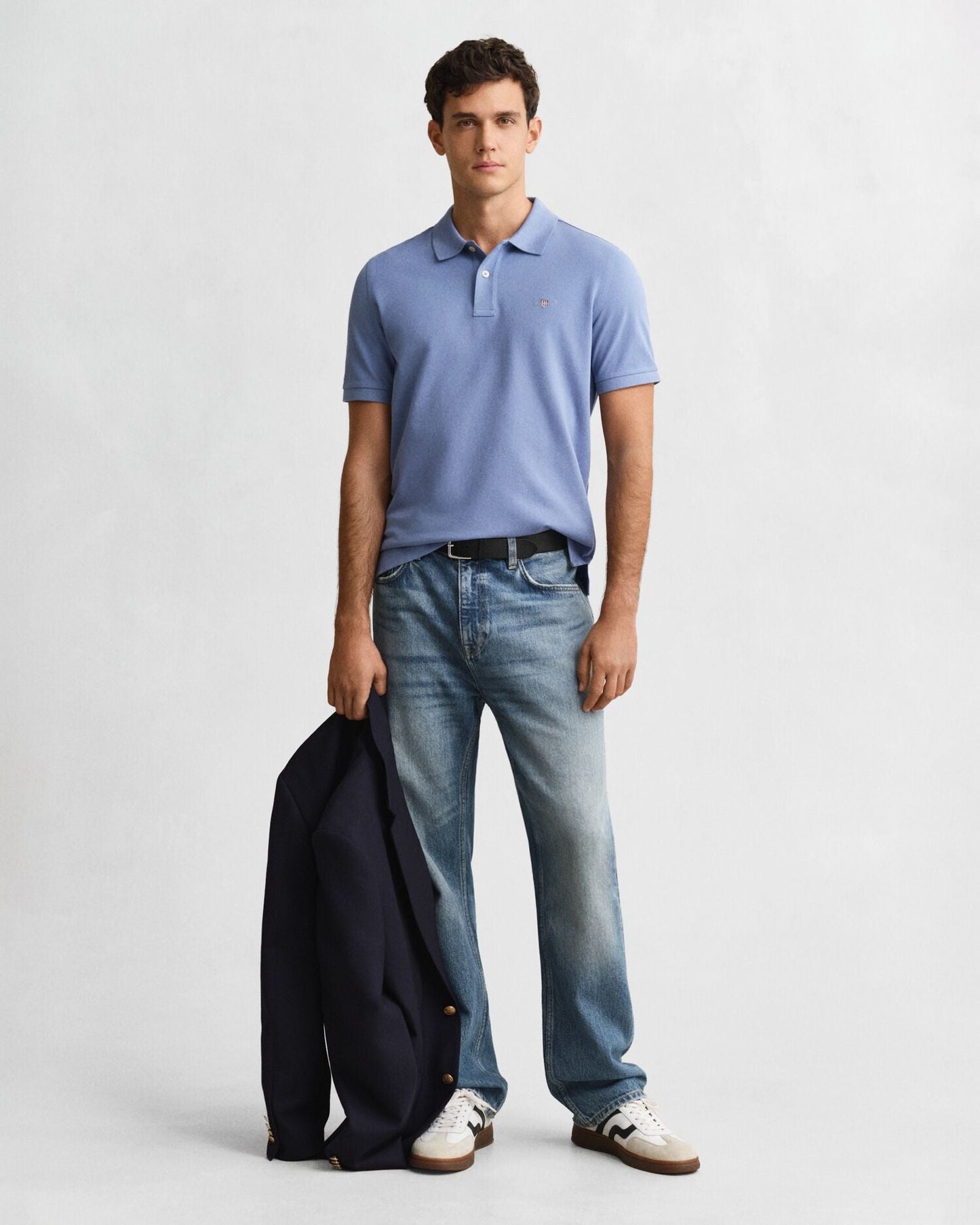 Regular Shield Short Sleeve Pique Polo