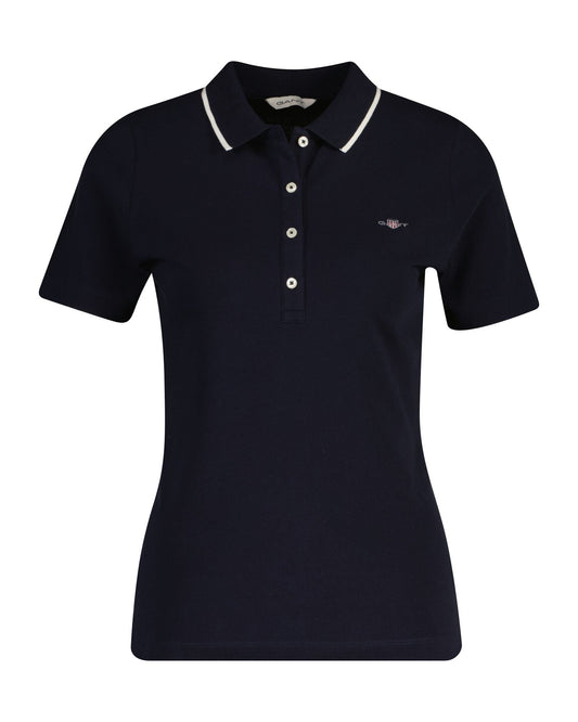 Contrast Tipping Short Sleeve Pique Polo