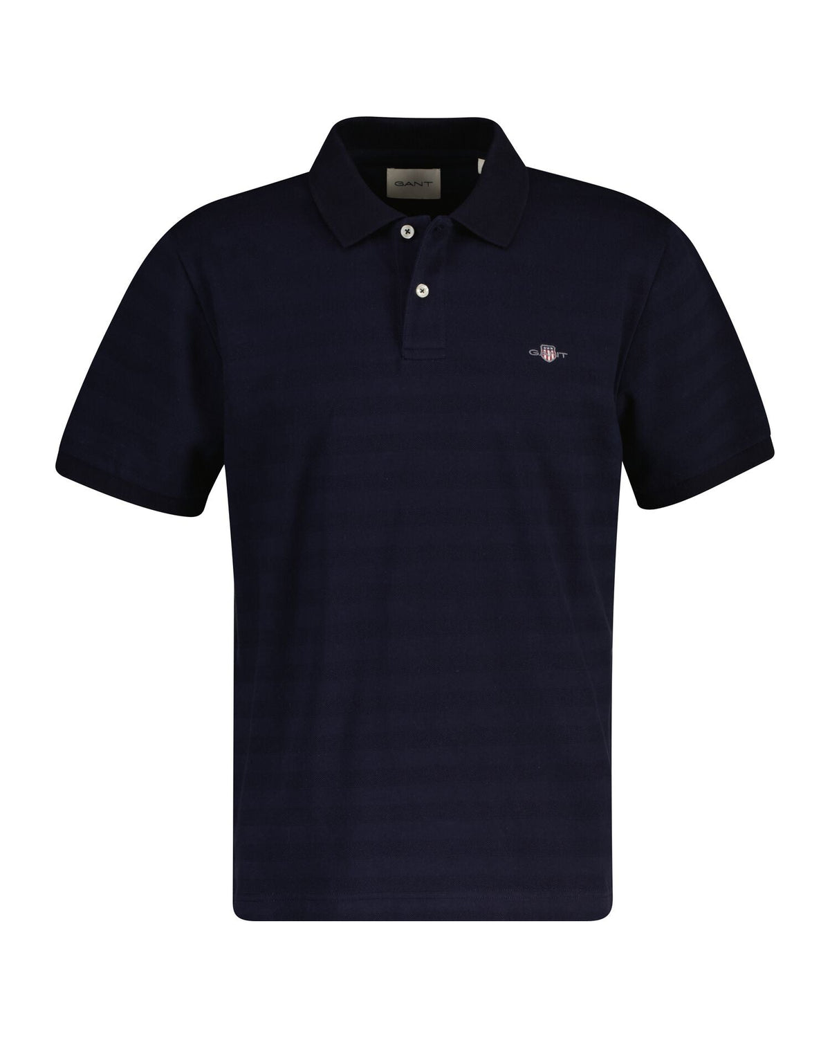 Textured Stripe Polo Shirt