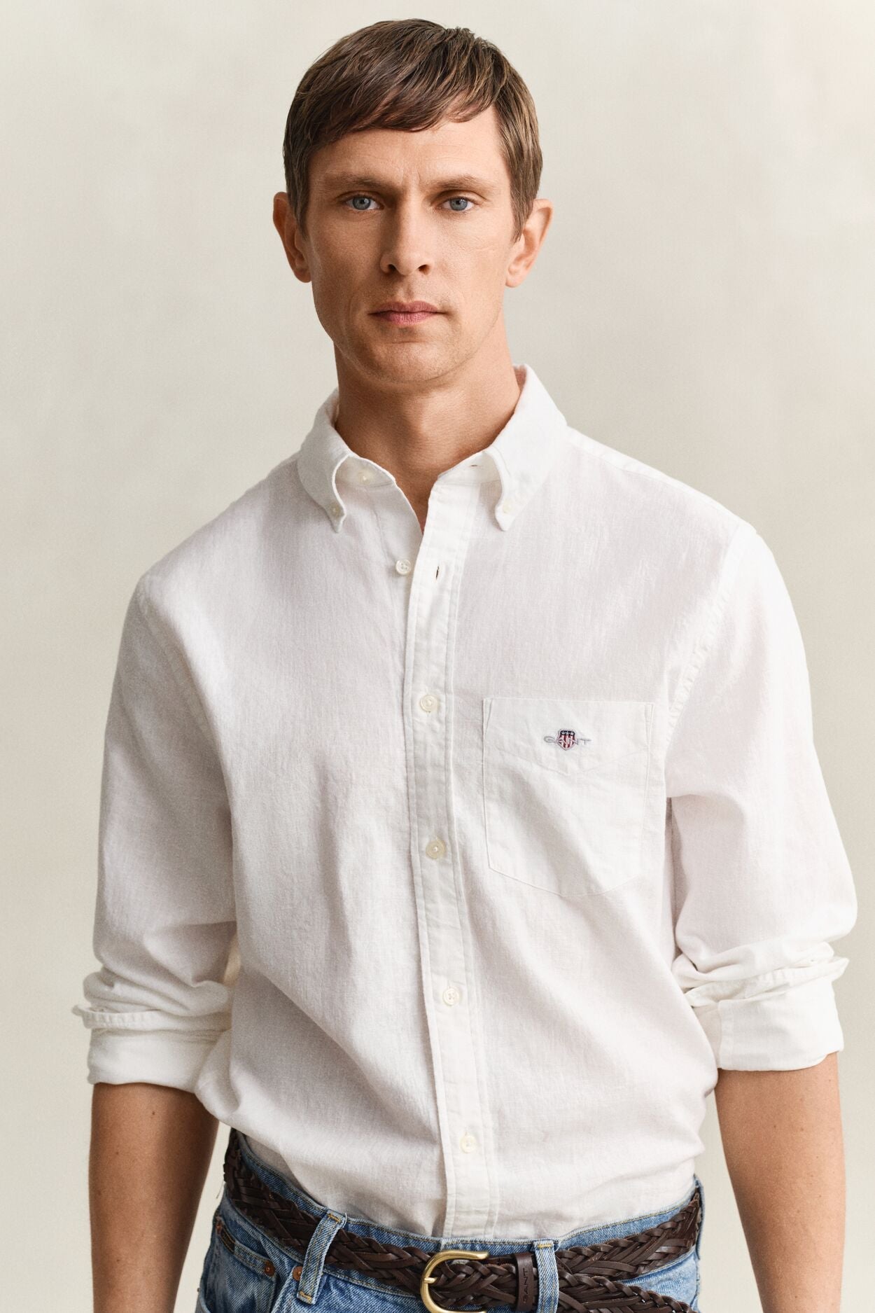 Regular Cotton Linen Shirt