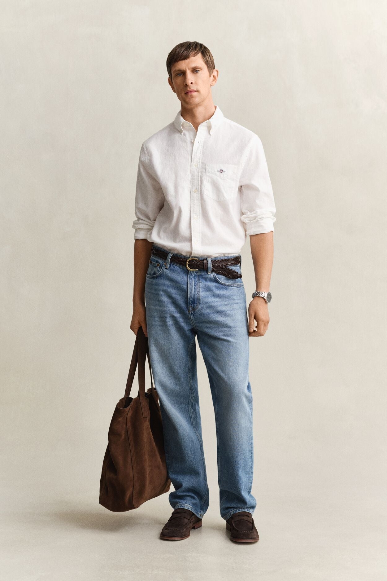 Regular Cotton Linen Shirt