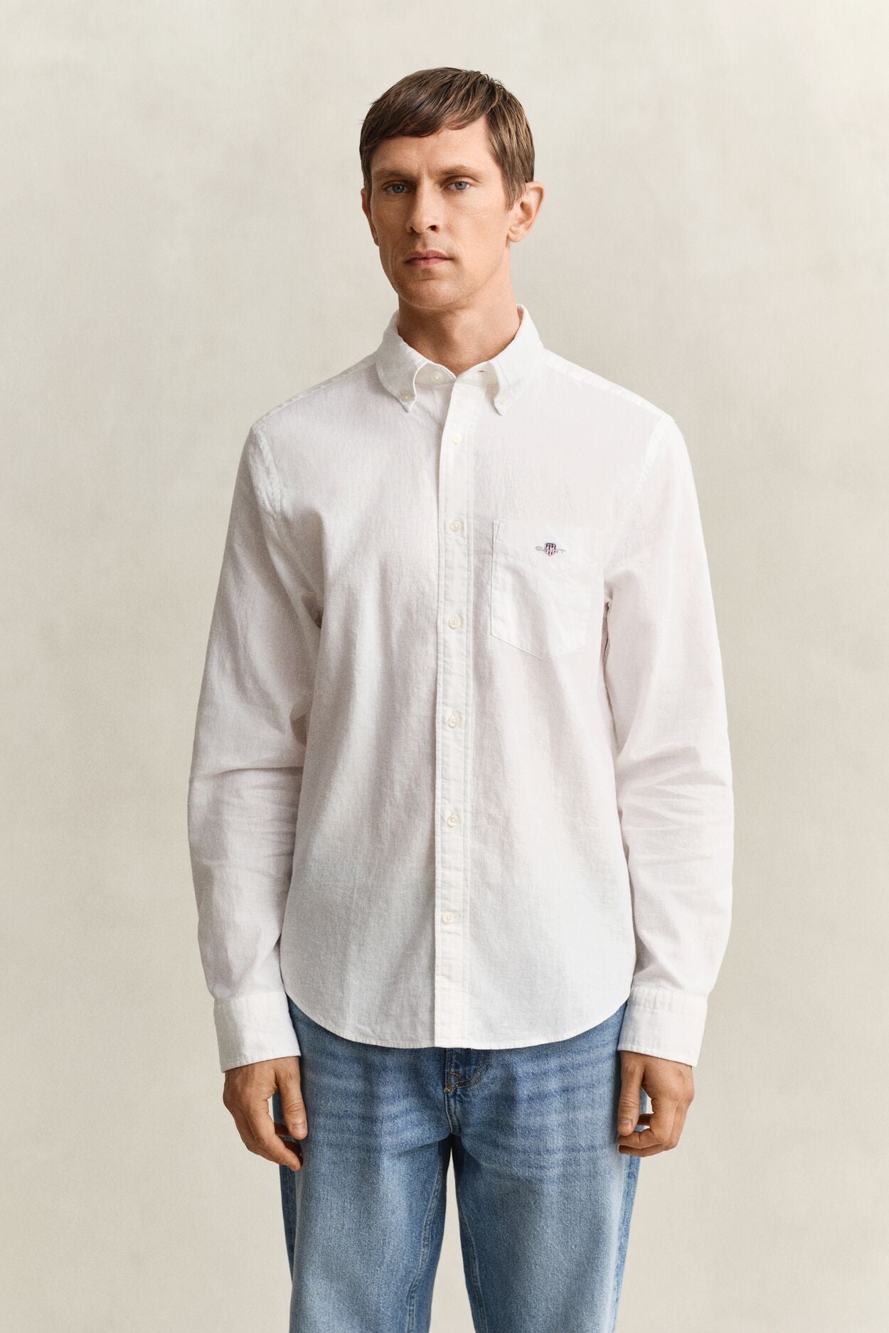 Regular Cotton Linen Shirt