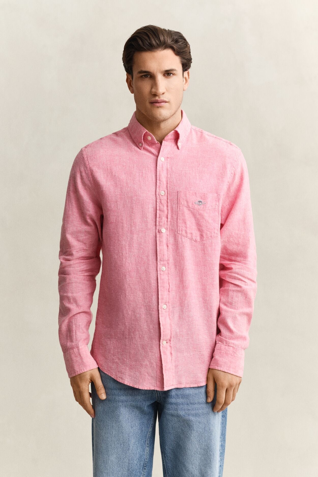 Regular Cotton Linen Shirt