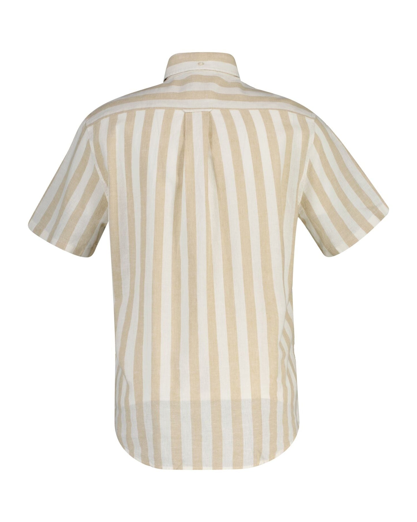 Regular Cotton Linen Stripe Ss Shirt