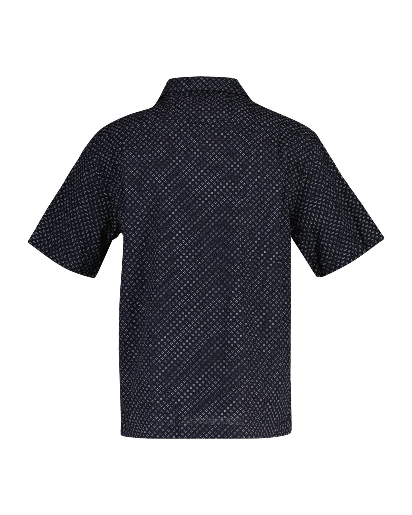 Regular Cotton Linen Print Ss Shirt