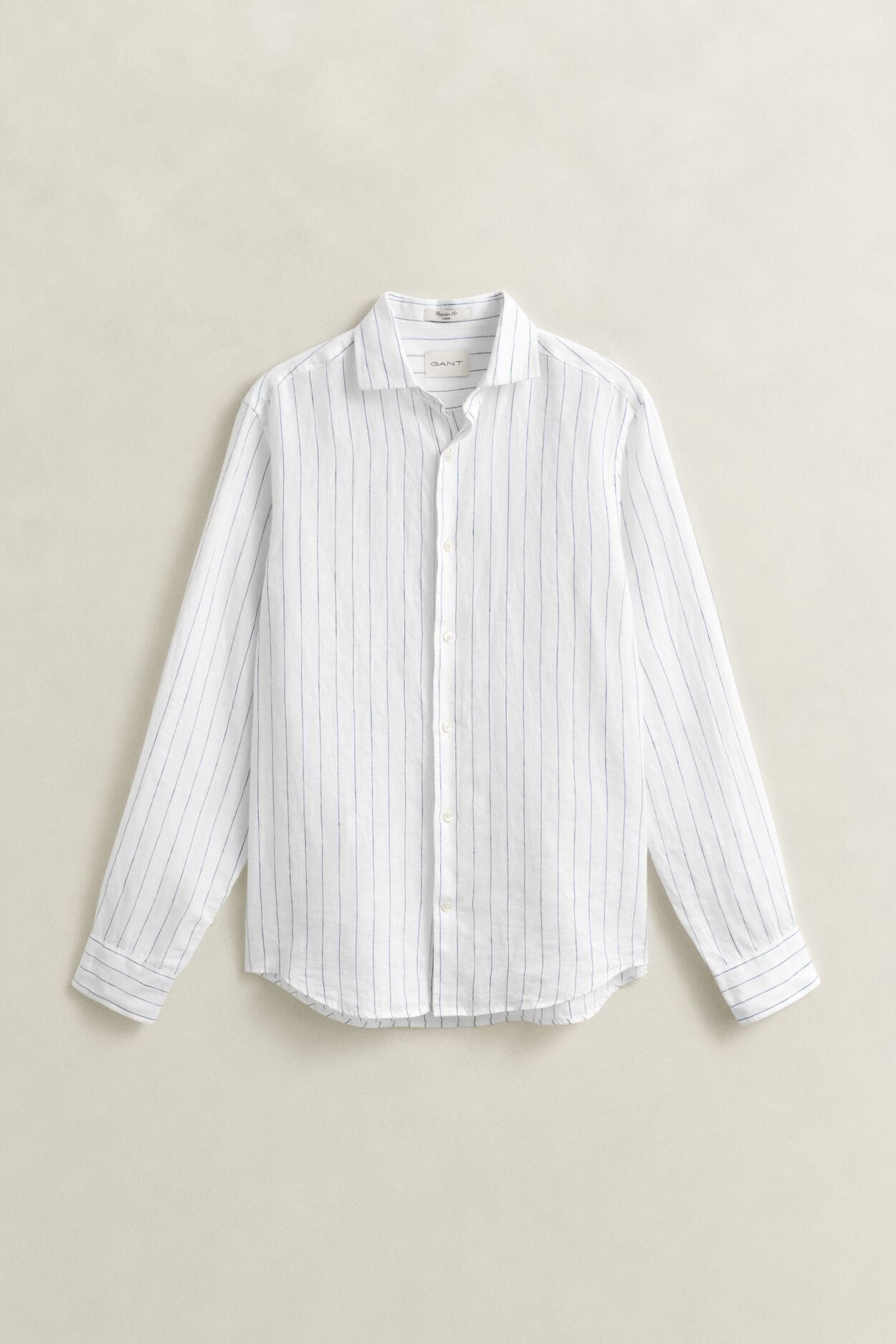 Regular Linen Stripe Shirt