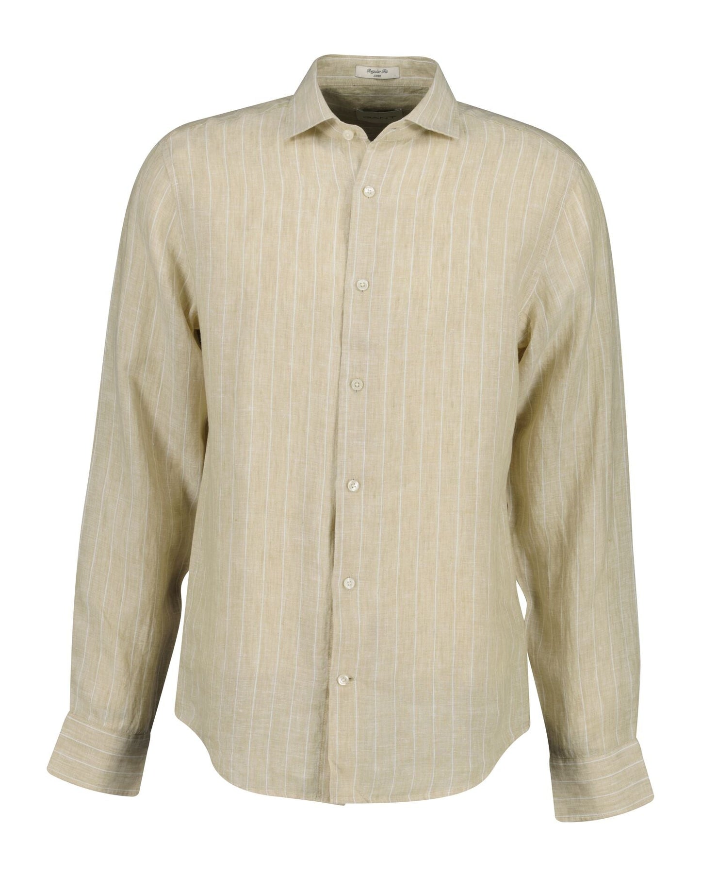 Regular Linen Stripe Shirt