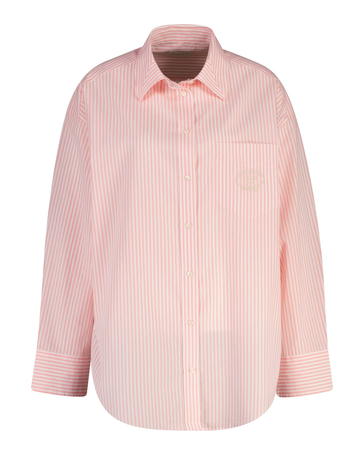 Oversized Classic Striped Poplin Shirt