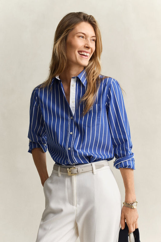 Regular Classic Poplin Stripe Shirt