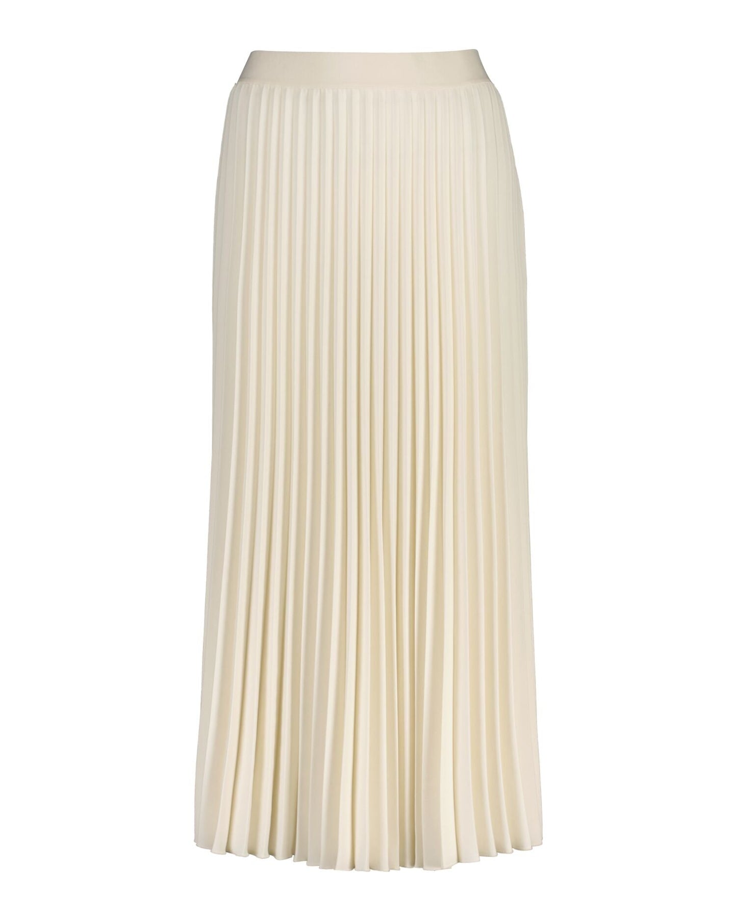 Printed Pleated Midi Skirt