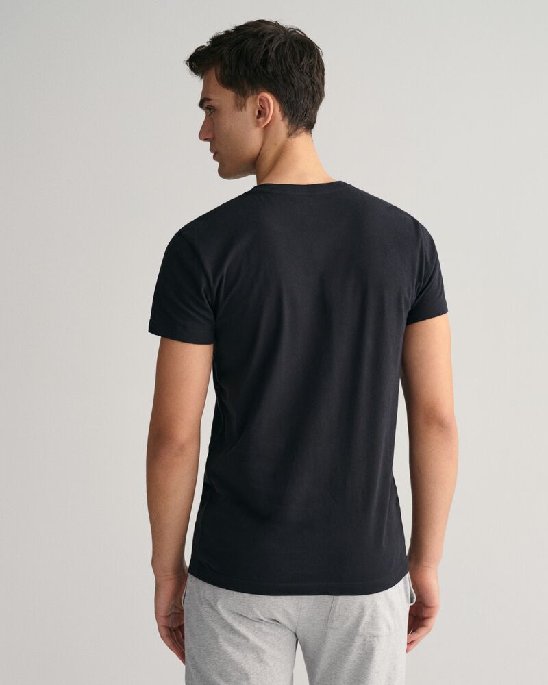 2-Pack Crew Neck T-Shirts Black / S