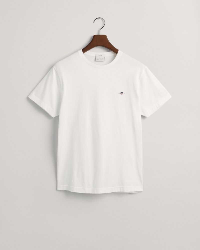 Slim Fit Shield T-Shirt White / S