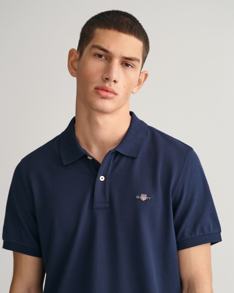 Reg Shield Short Sleeve Pique Polo