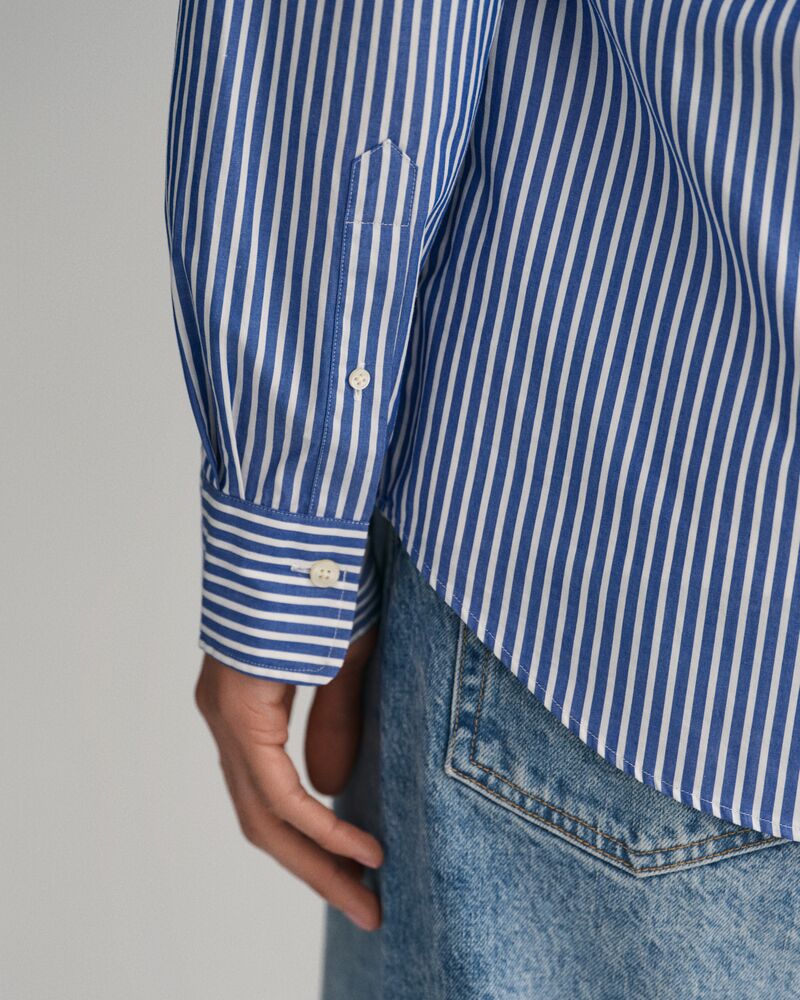 Regular Poplin Stripe Shirt