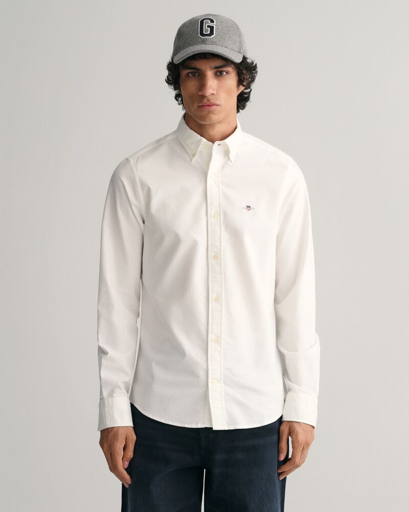 Slim Fit Classic Oxford Shirt White / S