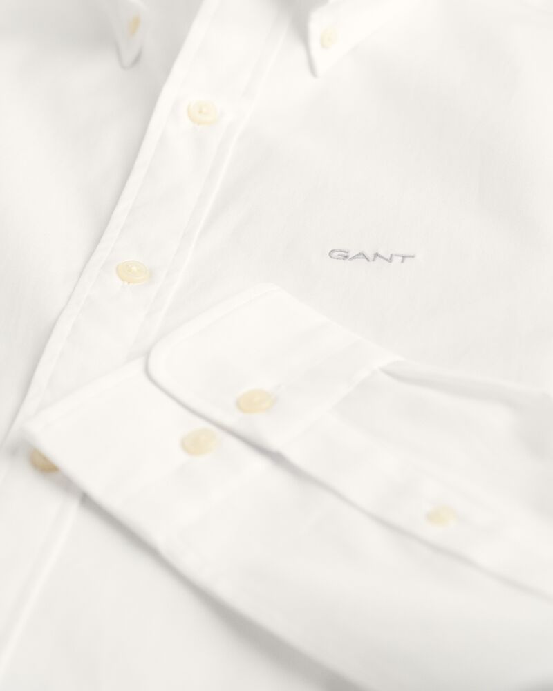 Slim Fit Pinpoint Oxford Shirt White / S