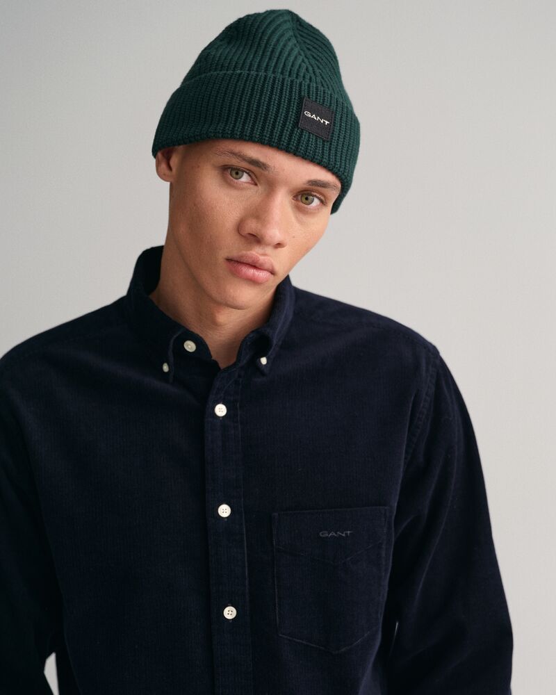 Regular Fit Corduroy Shirt Evening Blue / S