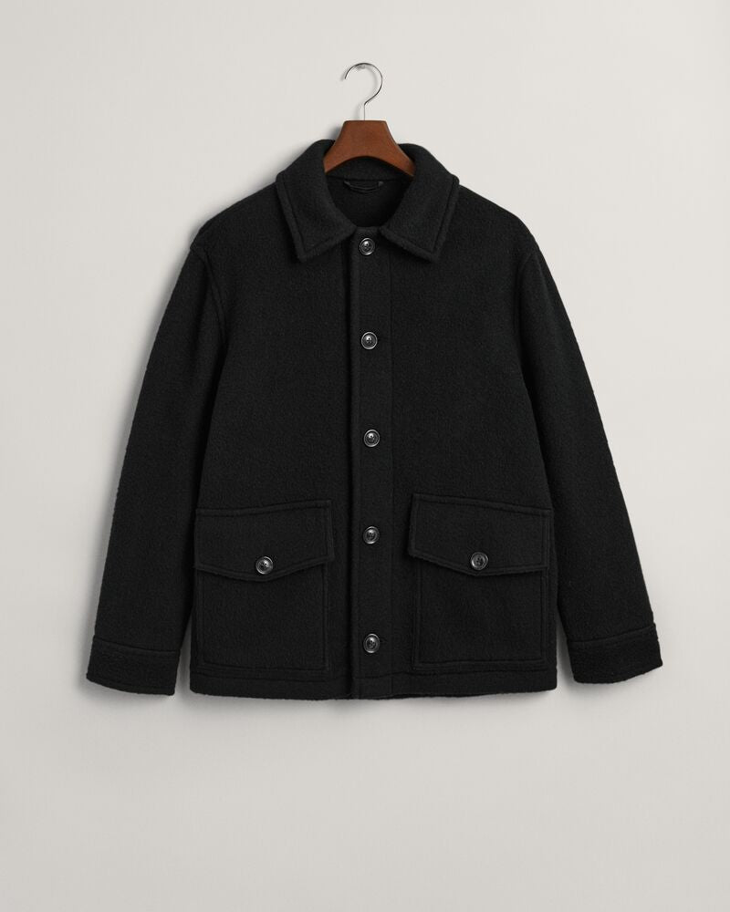 Short Wool Jacket Black / 48