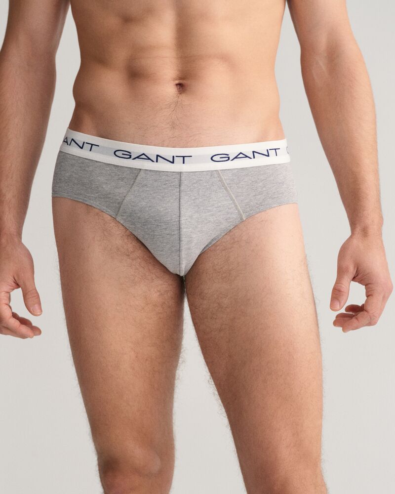 Brief 3-Pack Grey Melange / S