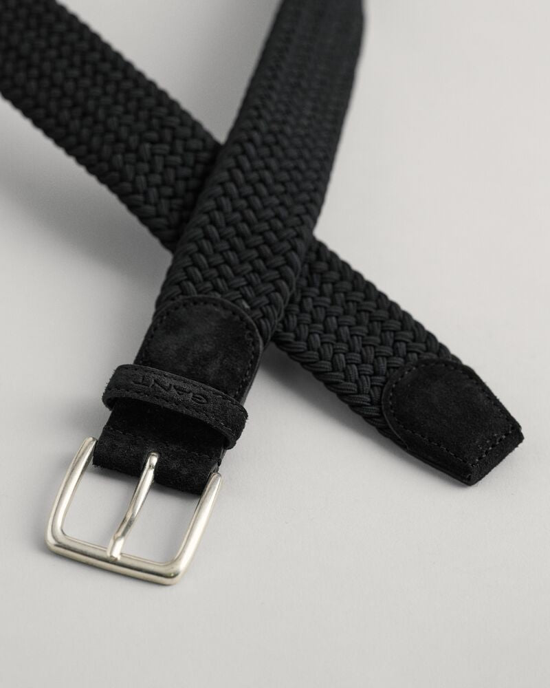 Braided Elastic Belt Black / 80X32