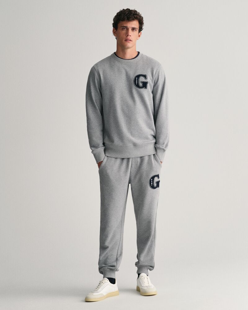 G Graphic Pants Grey Melange / S