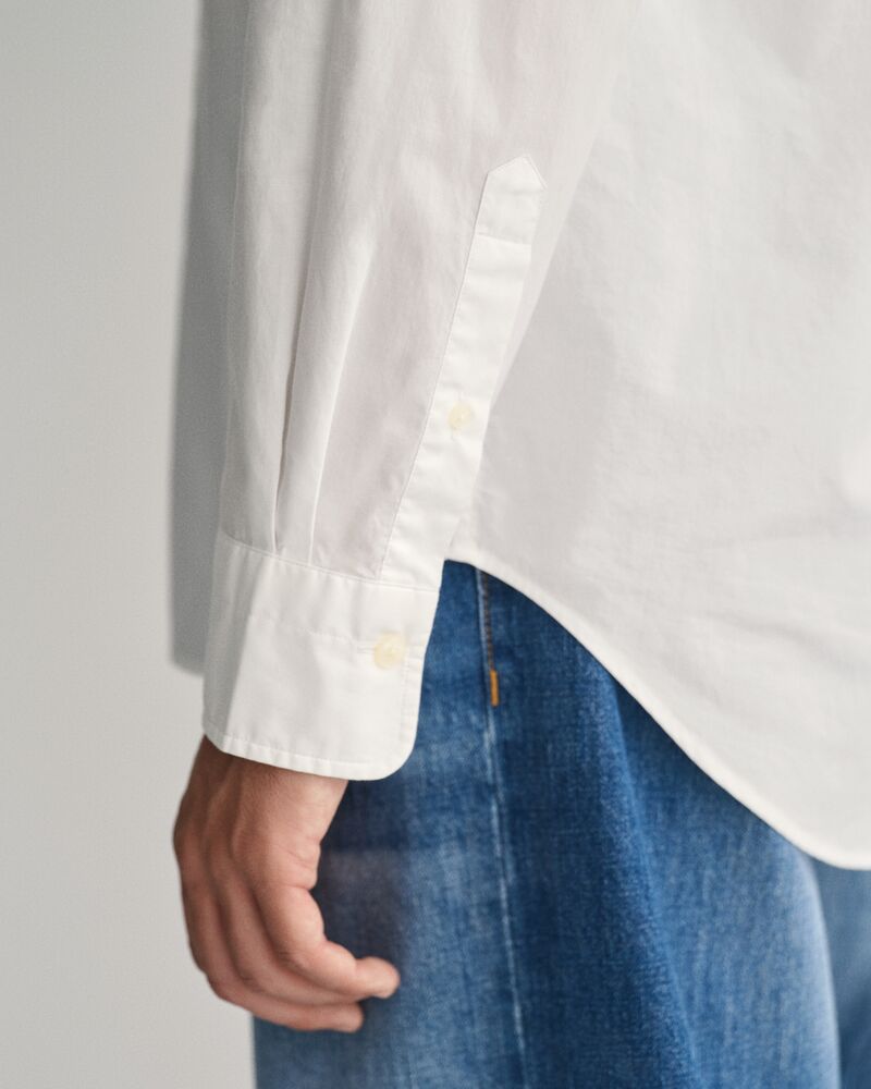 Regular Fit Poplin Shirt White / S