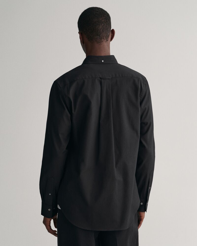 Regular Fit Pinpoint Oxford Shirt Black / S