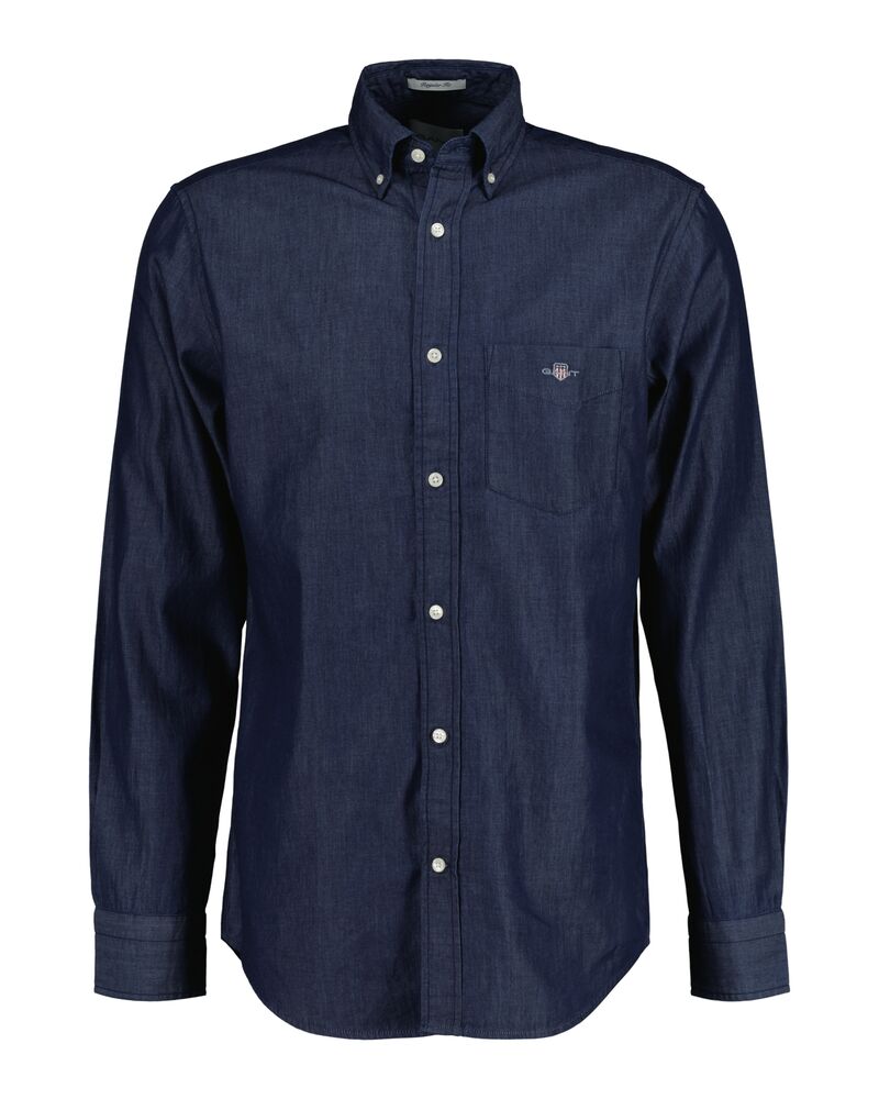 Regular Fit Indigo Shirt Dark Indigo / S