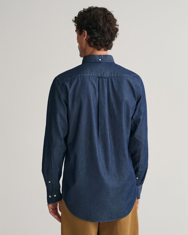 Regular Fit Indigo Shirt Dark Indigo / S