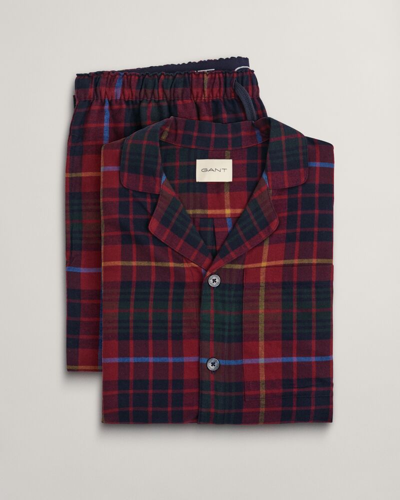 Flannel Pajama Pants & Shirt Gift Box Plumped Red / S