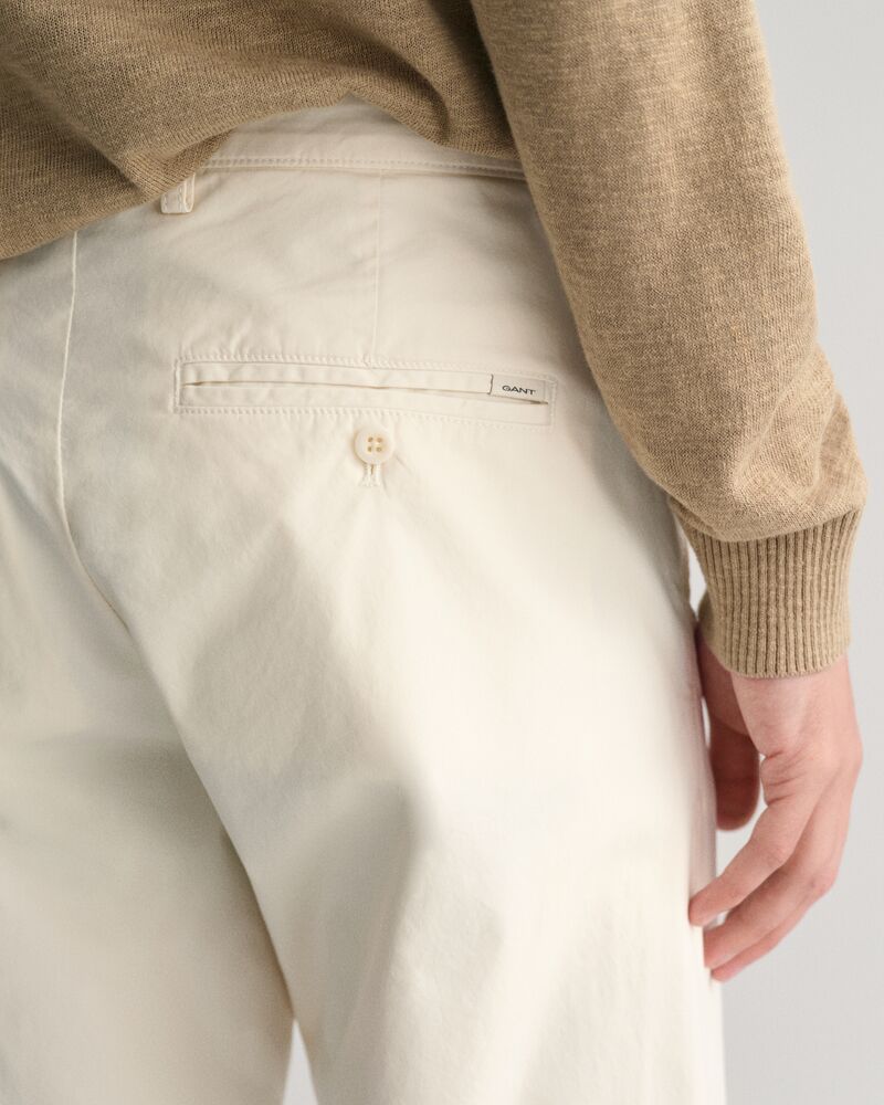 Slim Fit Sunfaded Chinos Cream / 30X32