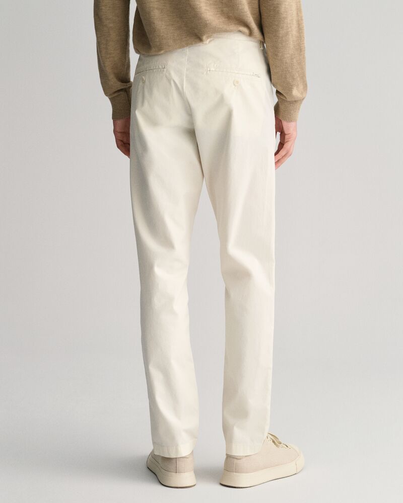 Slim Fit Sunfaded Chinos Cream / 30X32