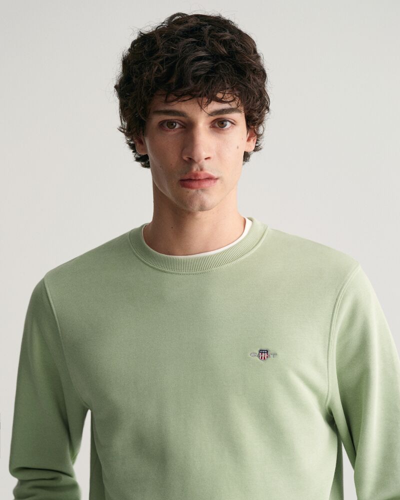 Shield Crew Neck Sweatshirt Milky Matcha / S