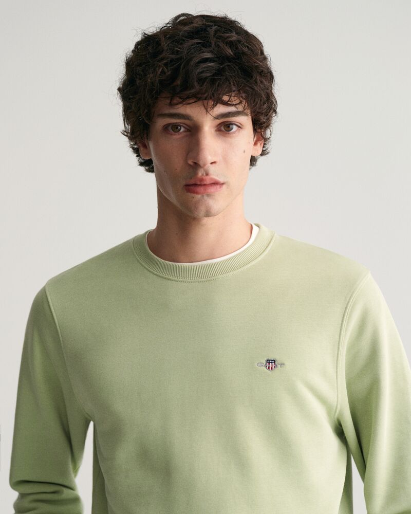 Shield Crew Neck Sweatshirt Milky Matcha / S