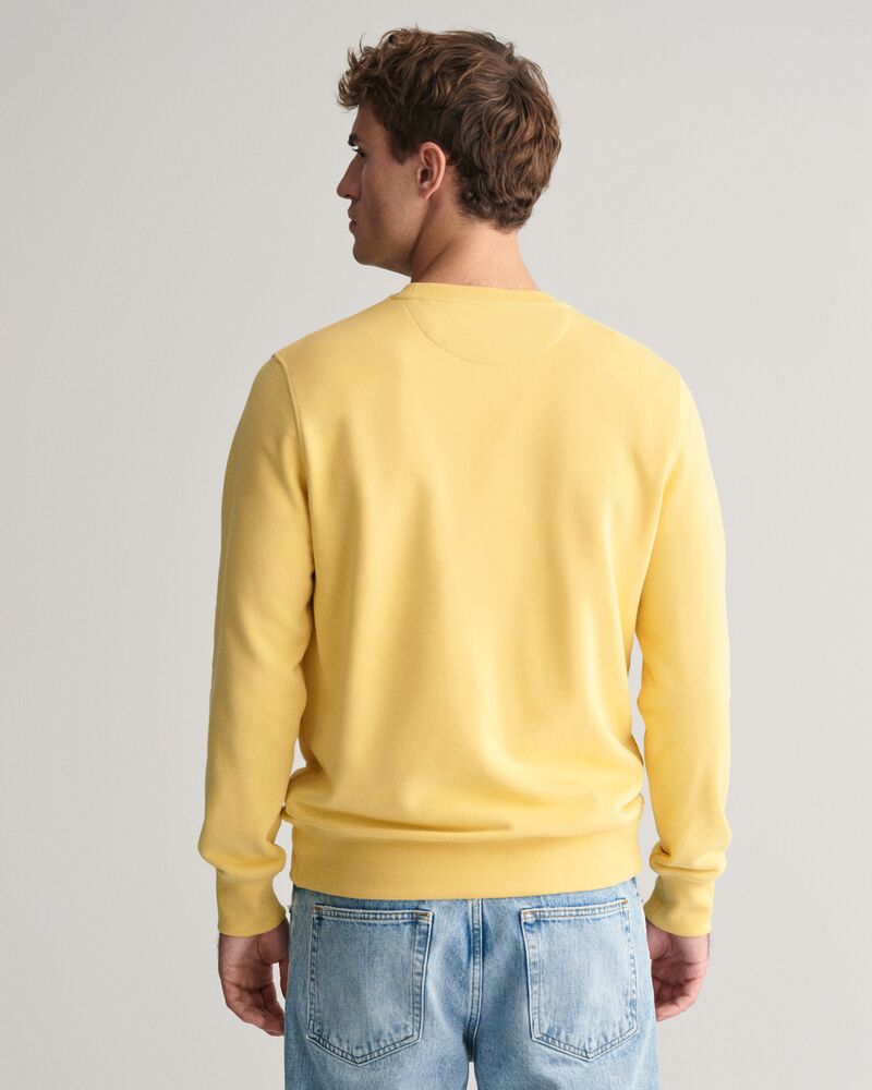 Shield Crew Neck Sweatshirt Dusty Yellow / S