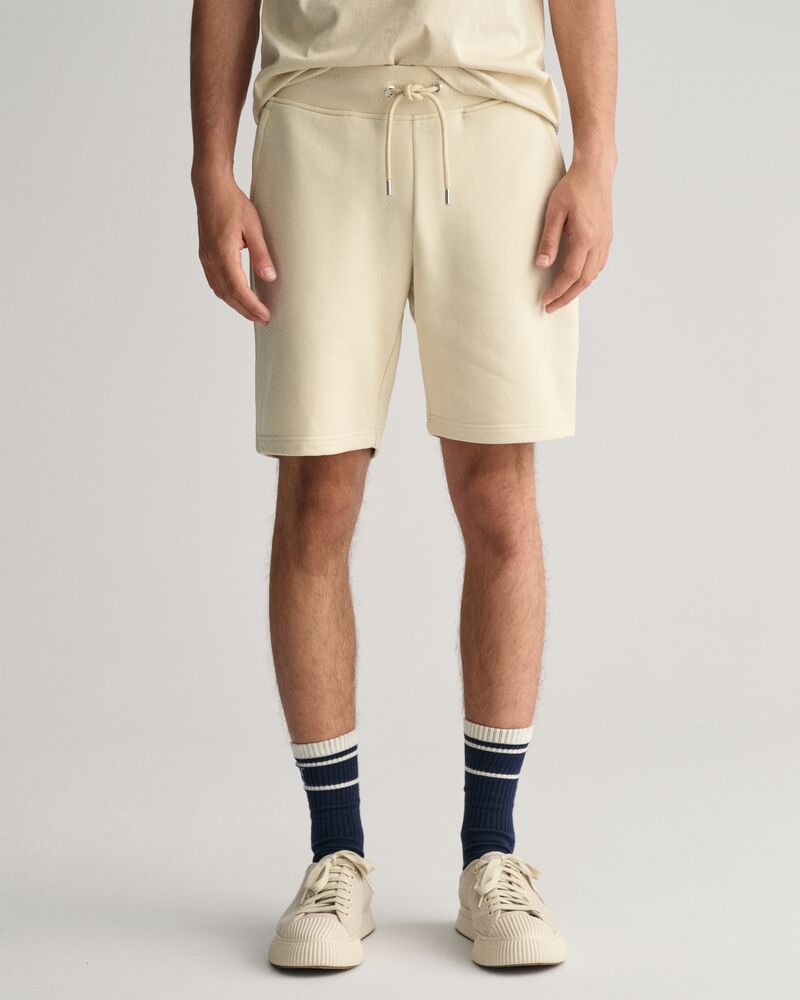 Shield Sweat Shorts Silky Beige / S