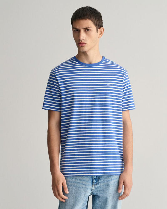 Striped T-Shirt S / RICH BLUE