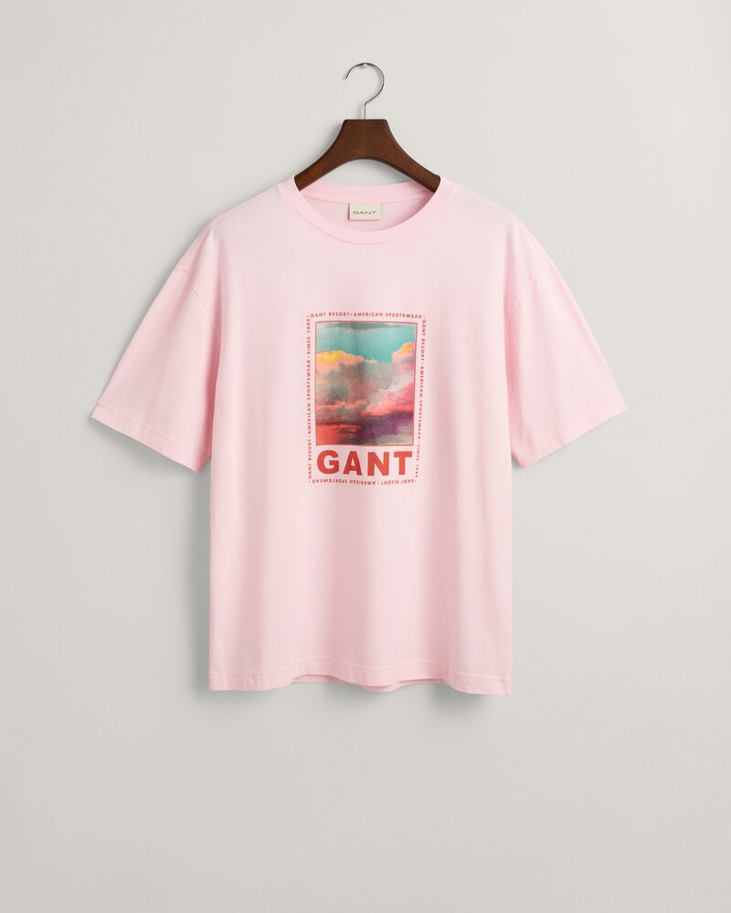 Washed Graphic T-Shirt California Pink / S