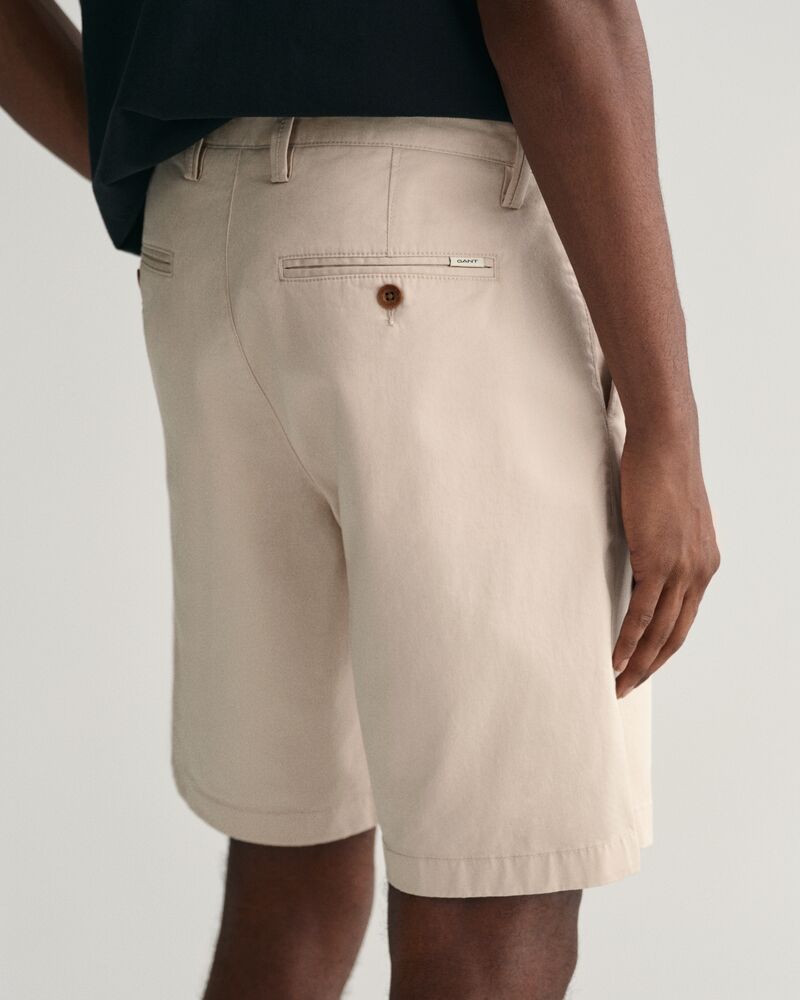 Slim Fit Twill Shorts Putty / 30