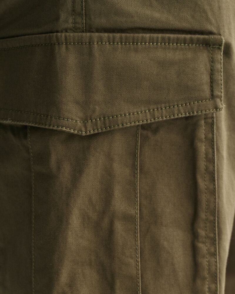 Relaxed Fit Twill Cargo Shorts Juniper Green / 30