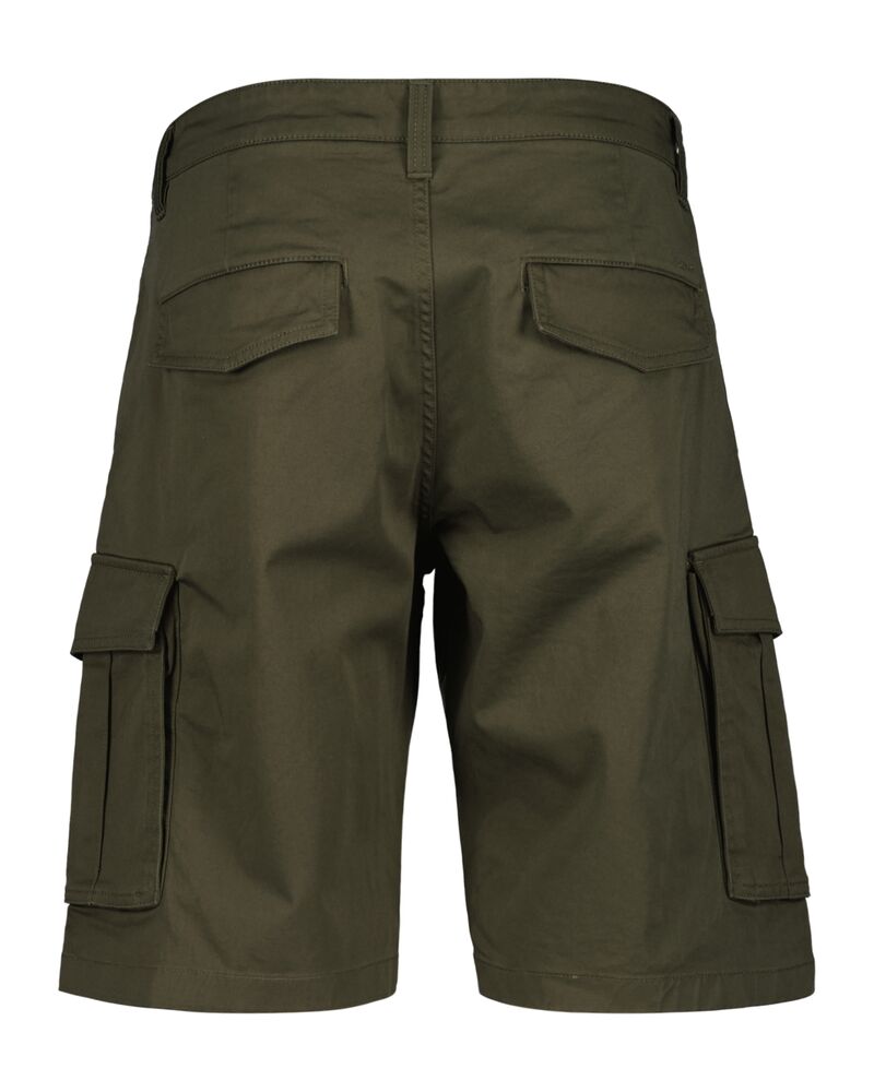 Relaxed Fit Twill Cargo Shorts Juniper Green / 30