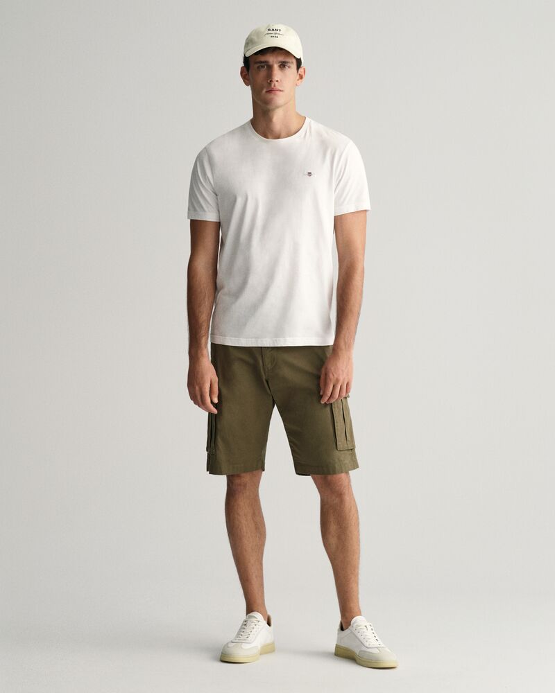 Relaxed Fit Twill Cargo Shorts Juniper Green / 30