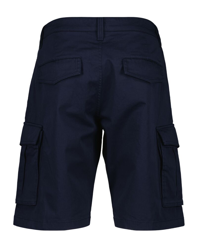 Relaxed Fit Twill Cargo Shorts Marine / 30