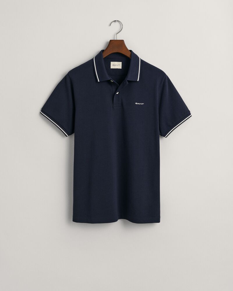 Gant Tipping Pique Polo Evening Blue / S