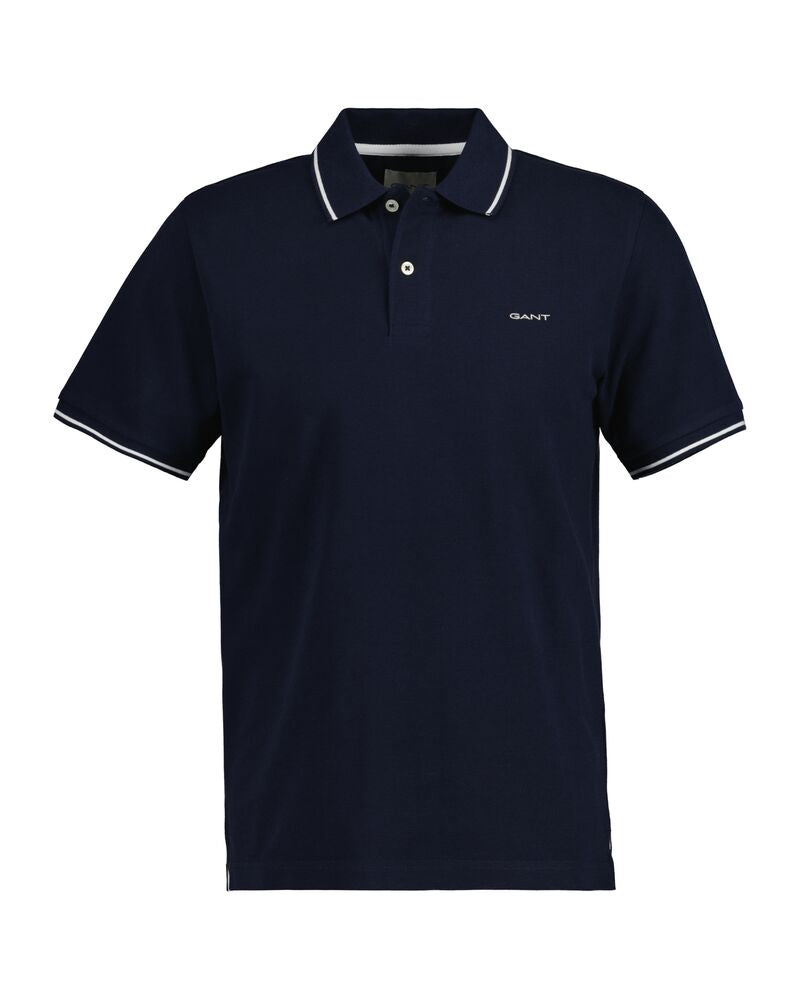 Gant Tipping Pique Polo Evening Blue / S