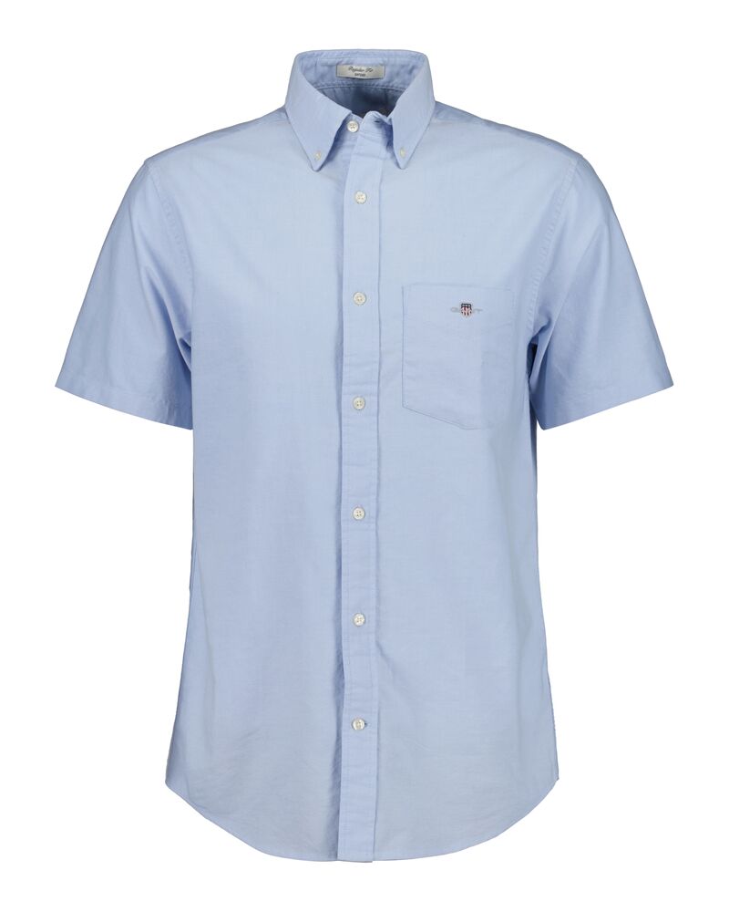 Regular Fit Classic Oxford Short Sleeve Shirt Light Blue / S