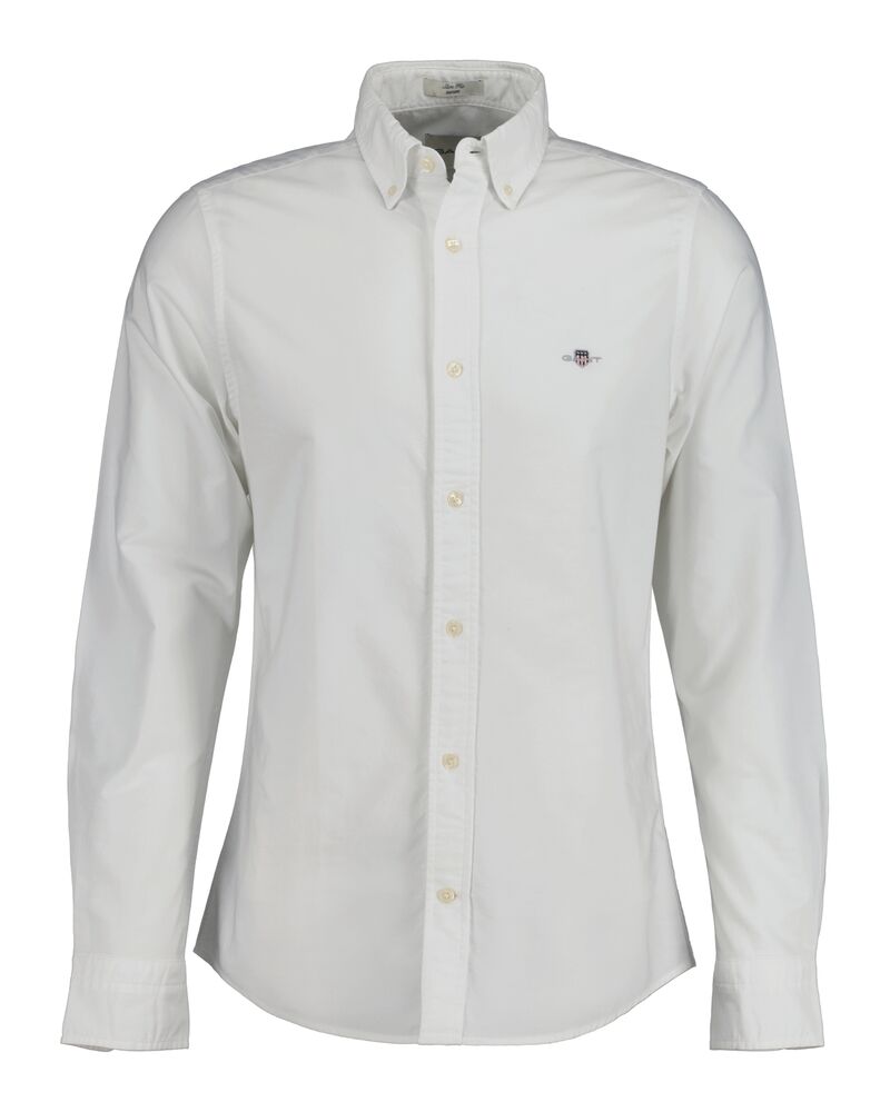 Slim Fit Classic Oxford Shirt White / S