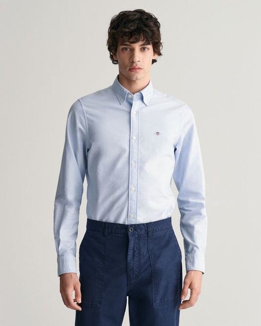 Slim Fit Oxford Shirt Light Blue / S